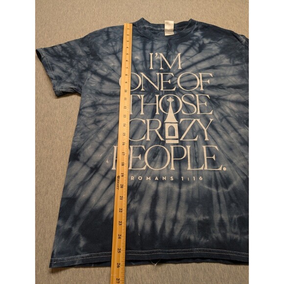 Casting Crowns Tie Dye Tour Medium T-Shirt "I'm One Of Those Crazy People" - Picture 8 of 11